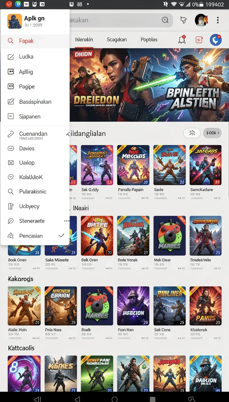 Tampilan utama aplikasi Review Aplikasi kelinci777 yang intuitif dan efisien.