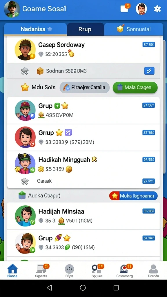 Tampilan utama aplikasi juragan805 App APK Terbaru yang intuitif dan efisien.
