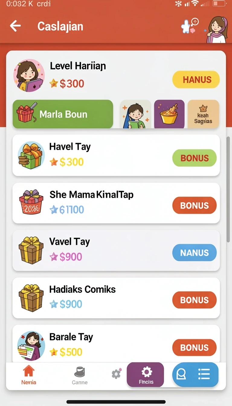 Tampilan utama aplikasi km789 App APK Terbaru yang intuitif dan efisien.